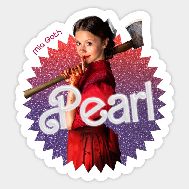 Pearl A24 Barbie Sticker by matildailda